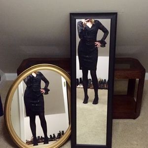 Lauren Ralph Lauren Dress! Size 2 Black w/ sequins